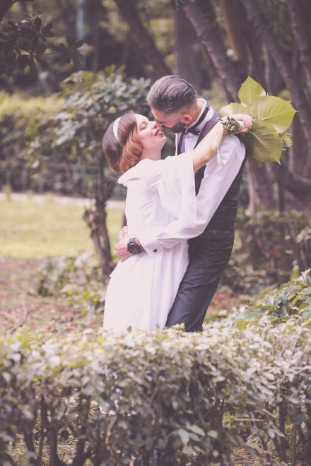 Alexander & Helen Kiss in the Forest