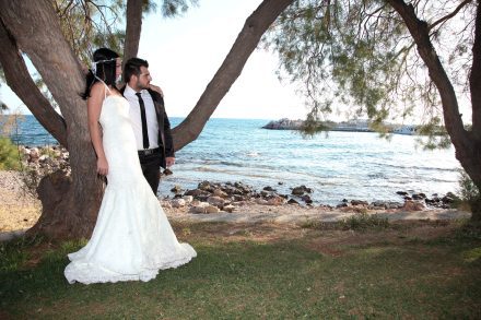 Andreas & Basiliki in the sea