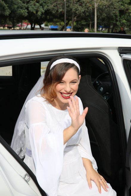 Helen in Car